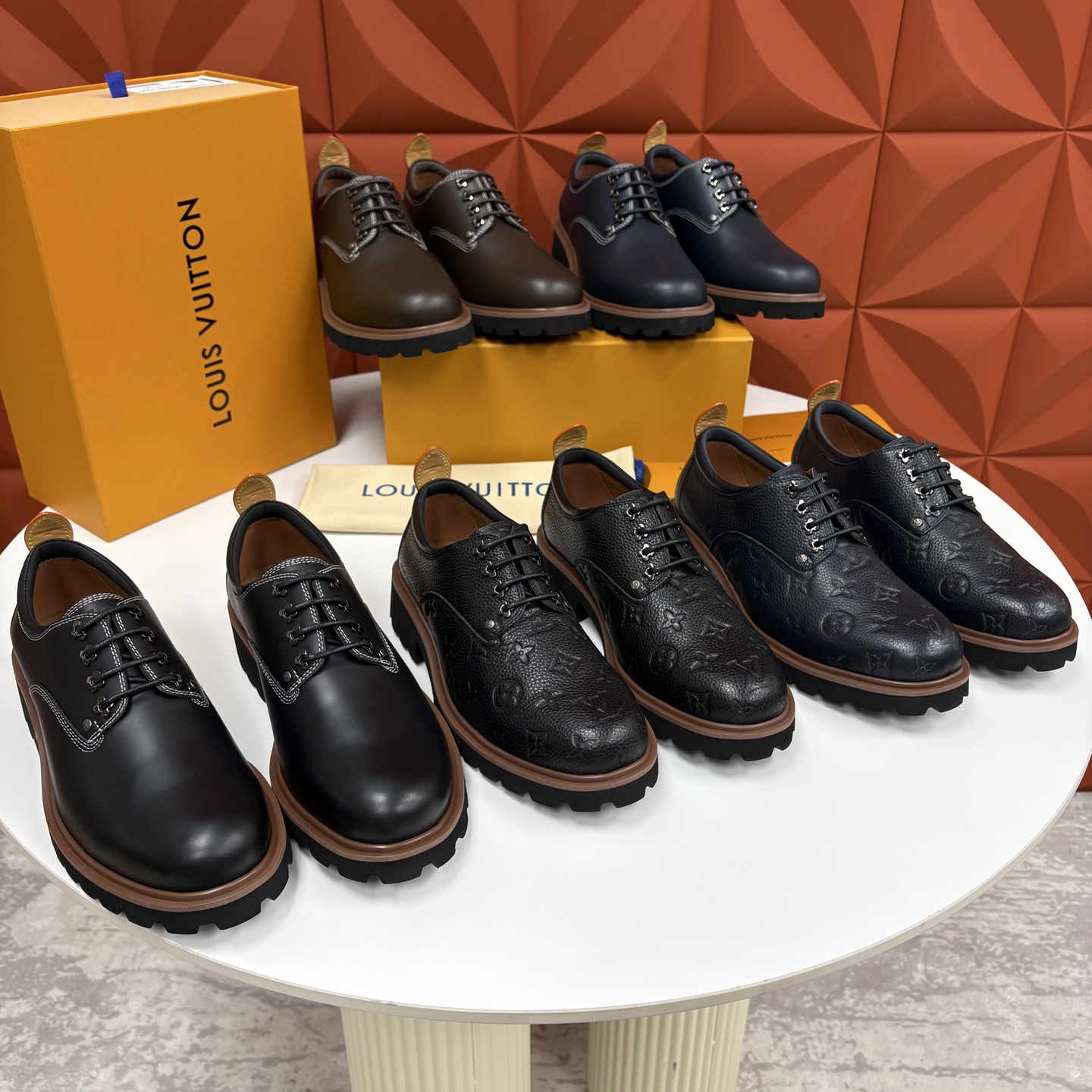 💋💍L家新品 LOUI* 路易*威登 厚底德比鞋 潮酷绅士的「增高buff」单品 这是路易～为都市型男打