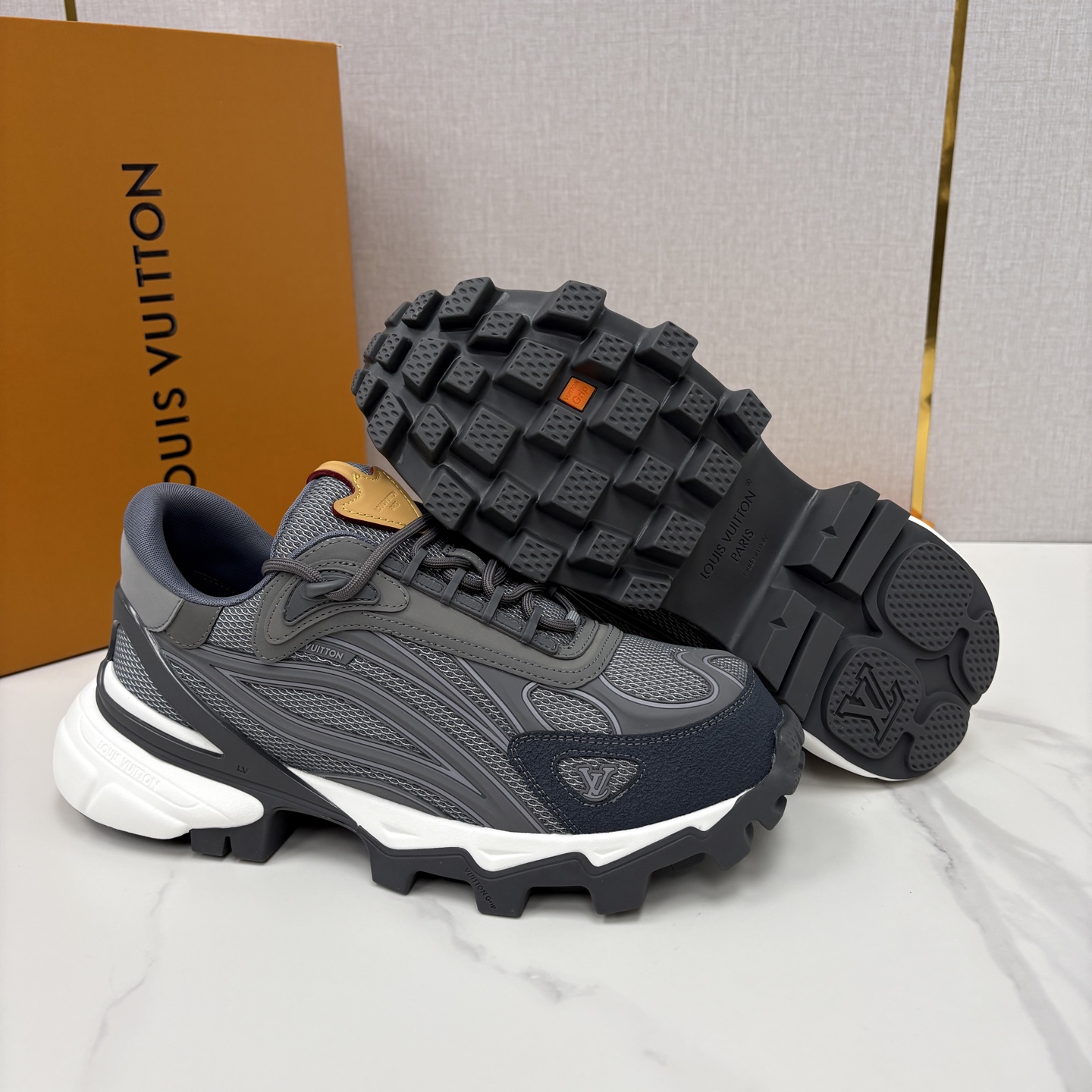 💋💍L 家新品 Loui* Vuitto* 路易～ L*V Runner Summit 男士新款撞色运动
