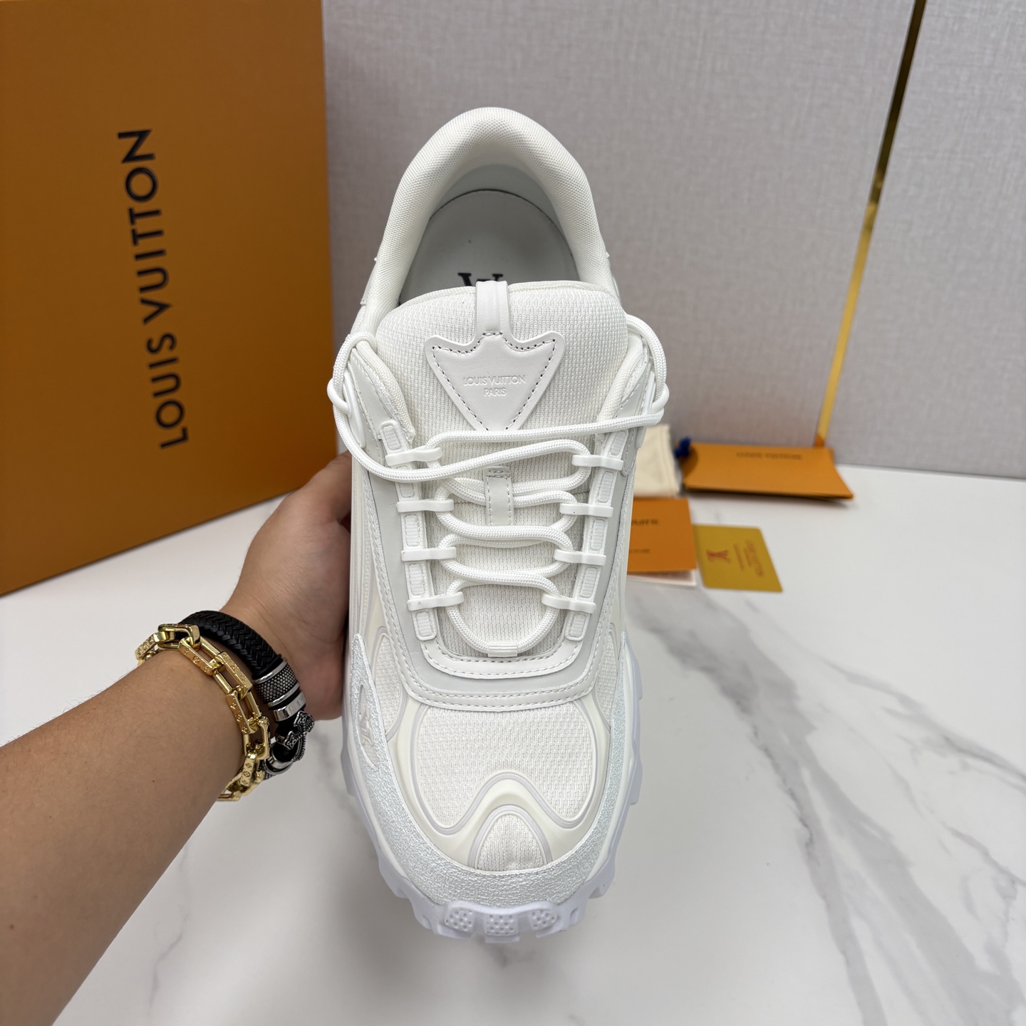 💋💍L 家新品 Loui* Vuitto* 路易～ L*V Runner Summit 男士新款撞色运动