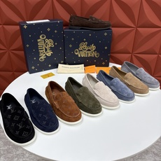 💋💍L 家新品 LOU*S VUITTO* 新品男士休闲乐福鞋 甄选进口开边珠牛皮/反绒牛皮制 💋💍L 家新品 LOU*S VUITTO* 新品男士休闲乐福鞋 甄选进口开边珠牛皮/反绒牛皮制