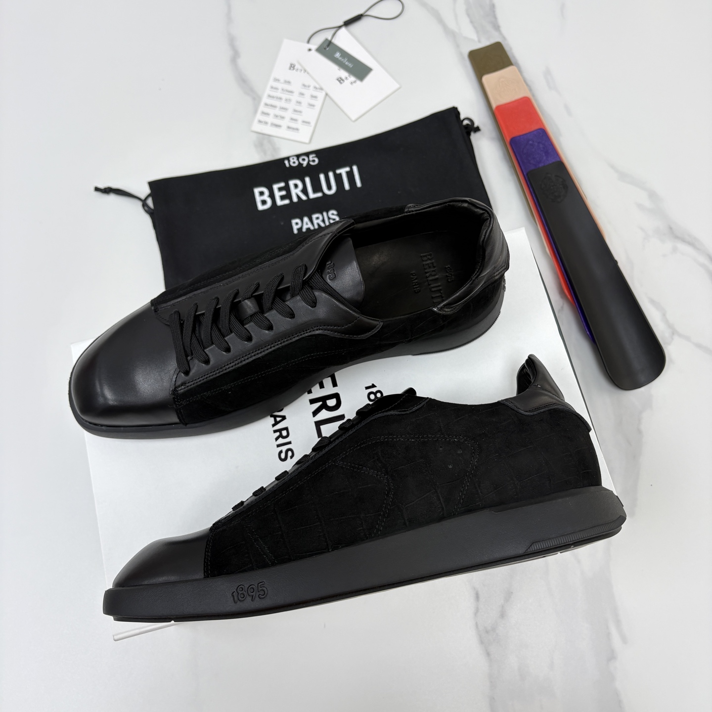 💋💍Berlut* 布鲁提 新款刀锋造型板鞋来袭 新品Stellar 拼接鳄鱼纹🐊休闲运动鞋 官方 15,30 💋💍Berlut* 布鲁提 新款刀锋造型板鞋来袭 新品Stellar 拼接鳄鱼纹🐊休闲运动鞋 官方 15,30