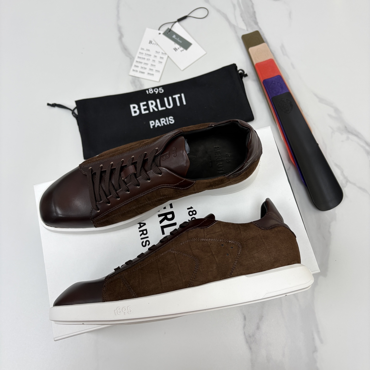 💋💍Berlut* 布鲁提 新款刀锋造型板鞋来袭 新品Stellar 拼接鳄鱼纹🐊休闲运动鞋 官方 15,30 💋💍Berlut* 布鲁提 新款刀锋造型板鞋来袭 新品Stellar 拼接鳄鱼纹🐊休闲运动鞋 官方 15,30