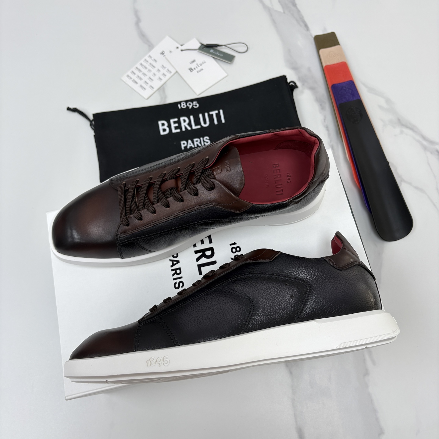 💋💍Berlut* 布鲁提 新款刀锋造型板鞋来袭 新品Stellar Scritto刺青手绘图纹休闲运动鞋 官 💋💍Berlut* 布鲁提 新款刀锋造型板鞋来袭 新品Stellar Scritto刺青手绘图纹休闲运动鞋 官