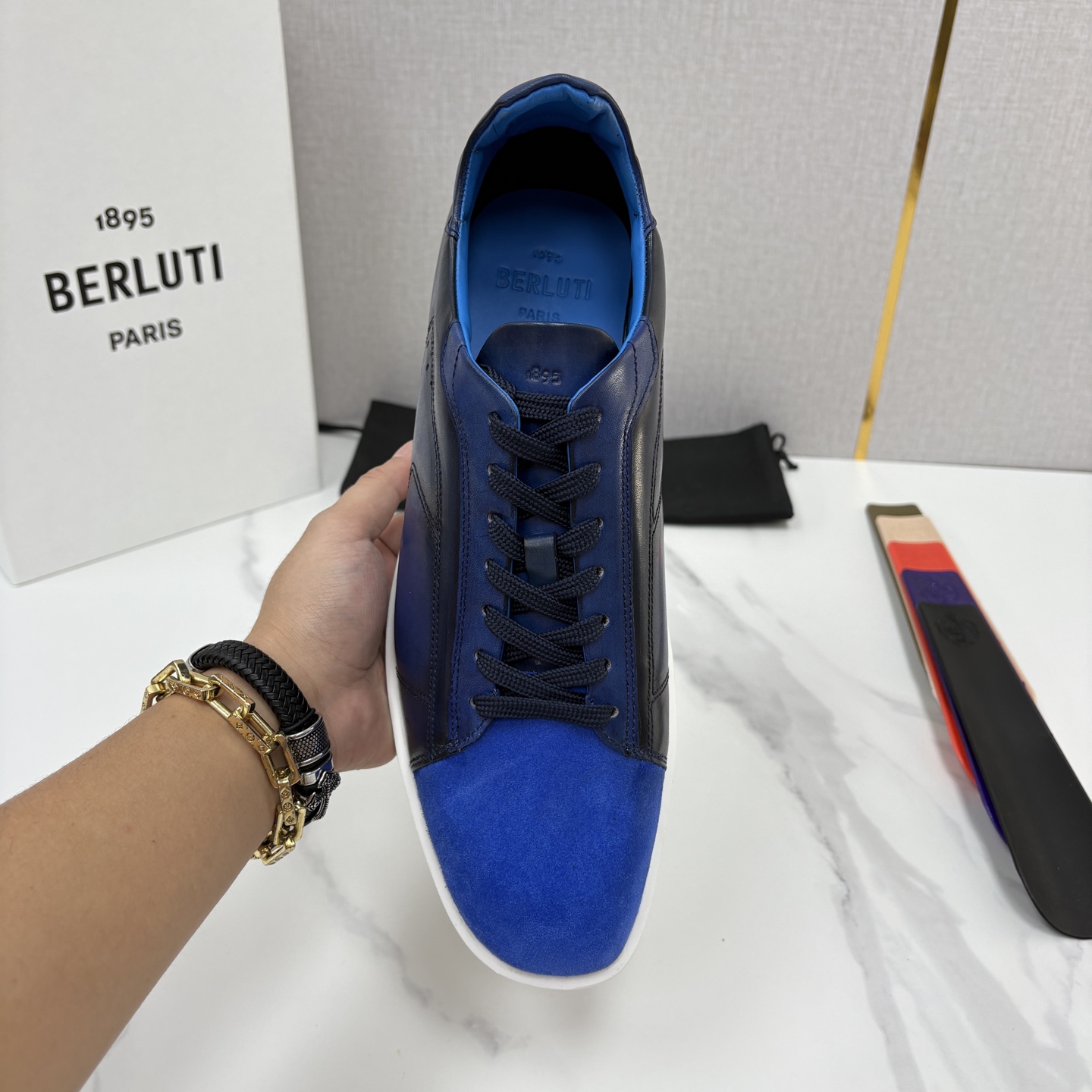 💋💍Berlut* 布鲁提 新款刀锋造型板鞋来袭 新品Stellar 反毛拼接小牛皮胚休闲运动鞋 官方 15, 💋💍Berlut* 布鲁提 新款刀锋造型板鞋来袭 新品Stellar 反毛拼接小牛皮胚休闲运动鞋 官方 15,