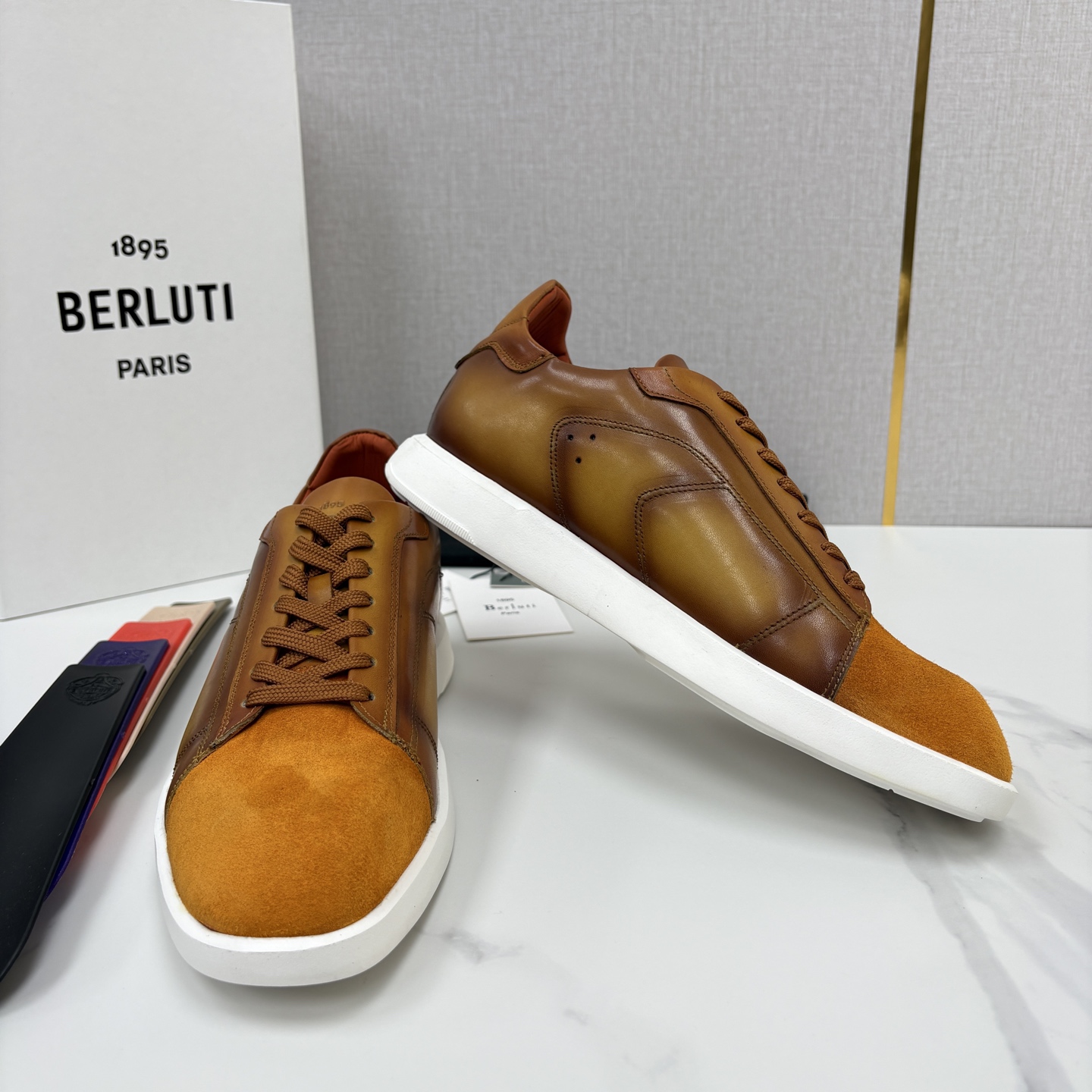 💋💍Berlut* 布鲁提 新款刀锋造型板鞋来袭 新品Stellar 反毛拼接小牛皮胚休闲运动鞋 官方 15, 💋💍Berlut* 布鲁提 新款刀锋造型板鞋来袭 新品Stellar 反毛拼接小牛皮胚休闲运动鞋 官方 15,