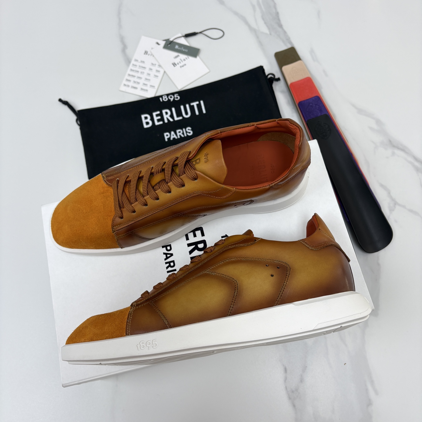💋💍Berlut* 布鲁提 新款刀锋造型板鞋来袭 新品Stellar 反毛拼接小牛皮胚休闲运动鞋 官方 15, 💋💍Berlut* 布鲁提 新款刀锋造型板鞋来袭 新品Stellar 反毛拼接小牛皮胚休闲运动鞋 官方 15,