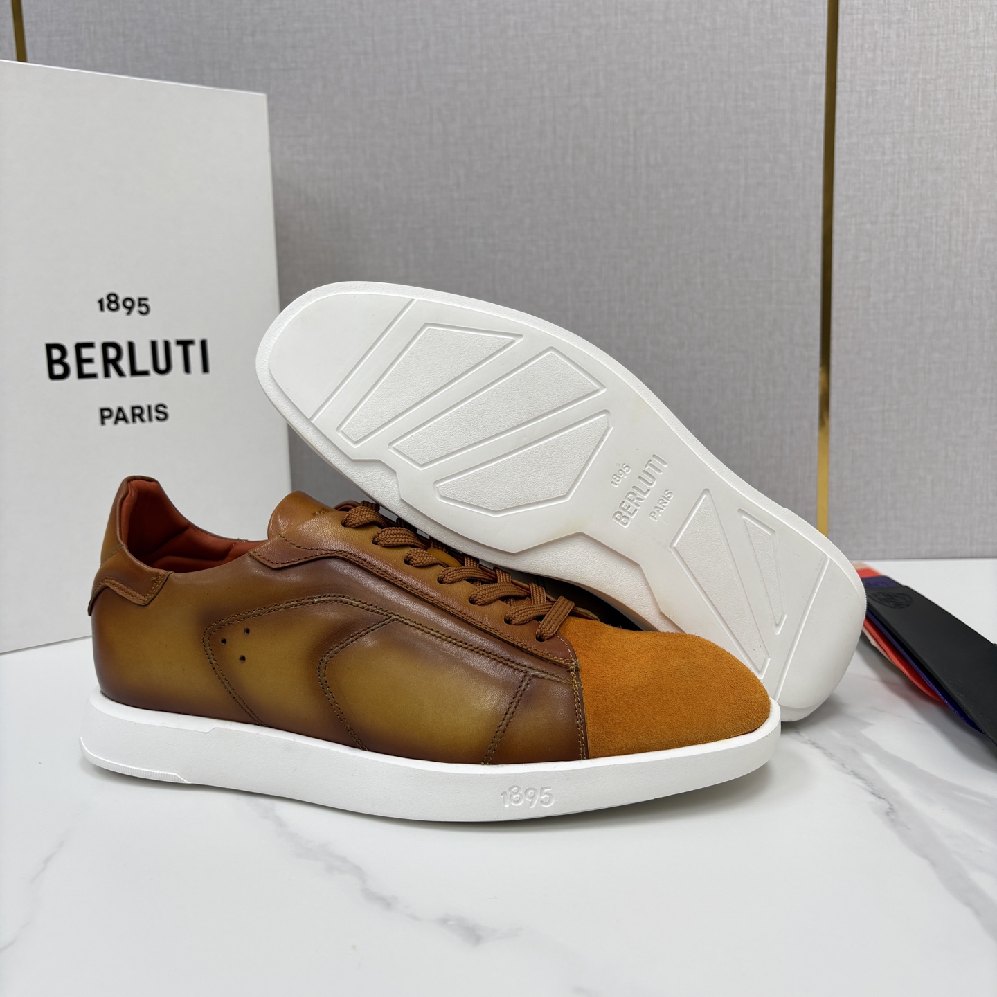 💋💍Berlut* 布鲁提 新款刀锋造型板鞋来袭 新品Stellar 反毛拼接小牛皮胚休闲运动鞋 官方 15, 💋💍Berlut* 布鲁提 新款刀锋造型板鞋来袭 新品Stellar 反毛拼接小牛皮胚休闲运动鞋 官方 15,