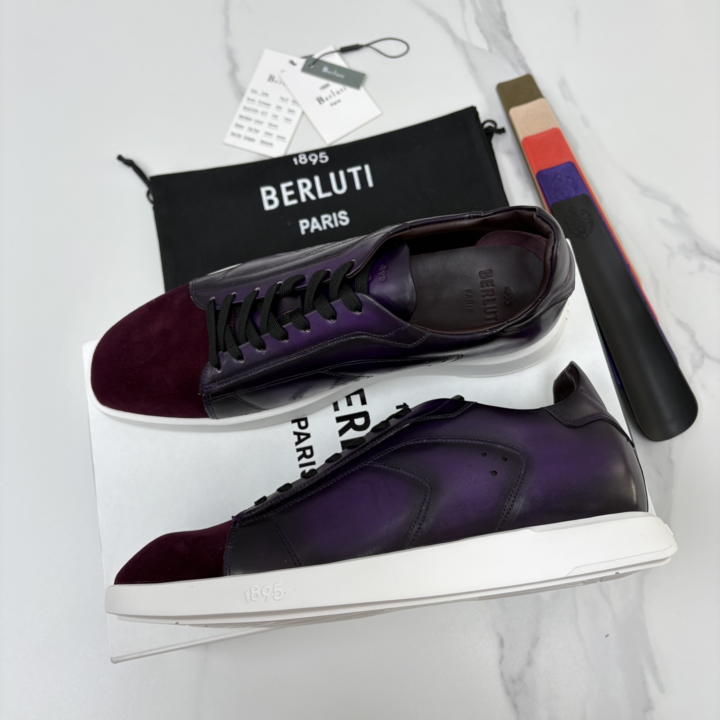 💋💍Berlut* 布鲁提 新款刀锋造型板鞋来袭 新品Stellar 反毛拼接小牛皮胚休闲运动鞋 官方 15, 💋💍Berlut* 布鲁提 新款刀锋造型板鞋来袭 新品Stellar 反毛拼接小牛皮胚休闲运动鞋 官方 15,