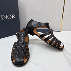 💋💍CD家新品 迪-奥 Dio*r 经典编织罗马渔夫凉鞋|复古轻奢四季百搭款 采用多道进口牛皮革手工交叉编织, 💋💍CD家新品 迪-奥 Dio*r 经典编织罗马渔夫凉鞋|复古轻奢四季百搭款 采用多道进口牛皮革手工交叉编织,