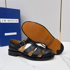 💋💍J.M.WESTO* 威士顿 复古罗马包头凉鞋 法式高端手工皮鞋标杆品牌,坚持传承法式匠心制鞋工艺,兼顾优 💋💍J.M.WESTO* 威士顿 复古罗马包头凉鞋 法式高端手工皮鞋标杆品牌,坚持传承法式匠心制鞋工艺,兼顾优