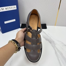 💋💍J.M.WESTO* 威士顿 复古罗马包头凉鞋 法式高端手工皮鞋标杆品牌,坚持传承法式匠心制鞋工艺,兼顾优 💋💍J.M.WESTO* 威士顿 复古罗马包头凉鞋 法式高端手工皮鞋标杆品牌,坚持传承法式匠心制鞋工艺,兼顾优