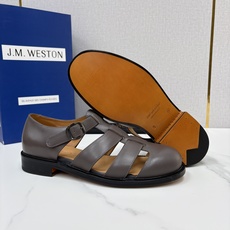 💋💍J.M.WESTO* 威士顿 复古罗马包头凉鞋 法式高端手工皮鞋标杆品牌,坚持传承法式匠心制鞋工艺,兼顾优 💋💍J.M.WESTO* 威士顿 复古罗马包头凉鞋 法式高端手工皮鞋标杆品牌,坚持传承法式匠心制鞋工艺,兼顾优