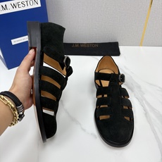 💋💍J.M.WESTO* 威士顿 复古罗马包头凉鞋 法式高端手工皮鞋标杆品牌,坚持传承法式匠心制鞋工艺,兼顾优 💋💍J.M.WESTO* 威士顿 复古罗马包头凉鞋 法式高端手工皮鞋标杆品牌,坚持传承法式匠心制鞋工艺,兼顾优