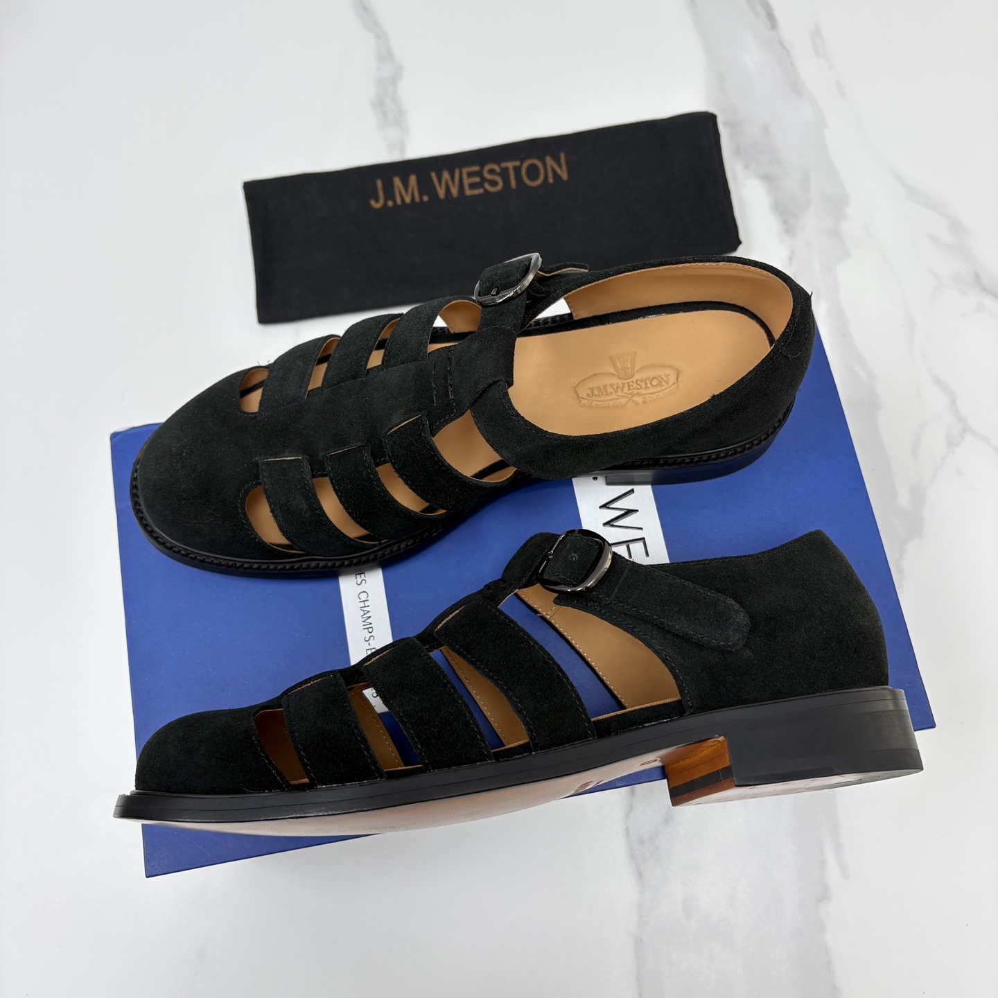 💋💍J.M.WESTO* 威士顿 复古罗马包头凉鞋 法式高端手工皮鞋标杆品牌,坚持传承法式匠心制鞋工艺,兼顾优 💋💍J.M.WESTO* 威士顿 复古罗马包头凉鞋 法式高端手工皮鞋标杆品牌,坚持传承法式匠心制鞋工艺,兼顾优