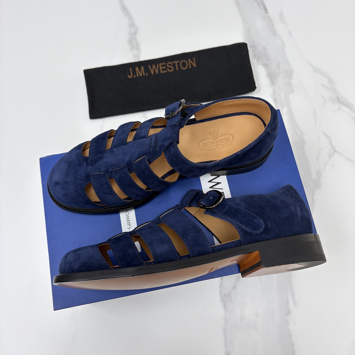 💋💍J.M.WESTO* 威士顿 复古罗马包头凉鞋 法式高端手工皮鞋标杆品牌,坚持传承法式匠心制鞋工艺,兼顾优 💋💍J.M.WESTO* 威士顿 复古罗马包头凉鞋 法式高端手工皮鞋标杆品牌,坚持传承法式匠心制鞋工艺,兼顾优