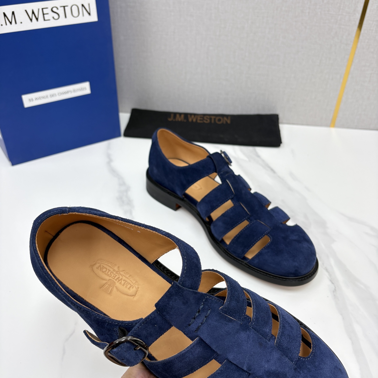 💋💍J.M.WESTO* 威士顿 复古罗马包头凉鞋 法式高端手工皮鞋标杆品牌,坚持传承法式匠心制鞋工艺,兼顾优 💋💍J.M.WESTO* 威士顿 复古罗马包头凉鞋 法式高端手工皮鞋标杆品牌,坚持传承法式匠心制鞋工艺,兼顾优