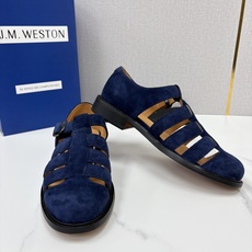 💋💍J.M.WESTO* 威士顿 复古罗马包头凉鞋 法式高端手工皮鞋标杆品牌,坚持传承法式匠心制鞋工艺,兼顾优 💋💍J.M.WESTO* 威士顿 复古罗马包头凉鞋 法式高端手工皮鞋标杆品牌,坚持传承法式匠心制鞋工艺,兼顾优