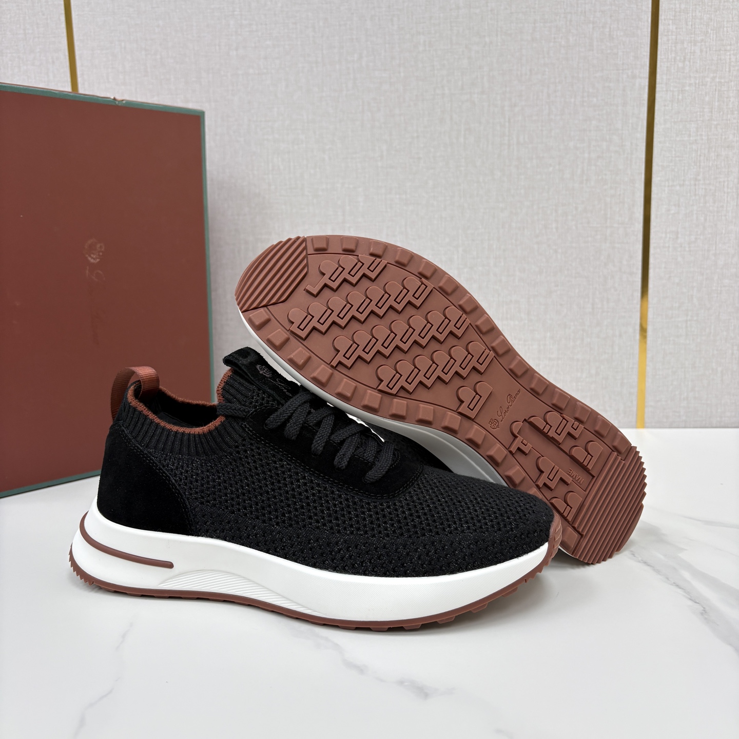 💋💍 LP新品 Loro Pian*  诺悠*翩雅   360 Lp Flexy Active 飞织运动鞋， 官方 7,