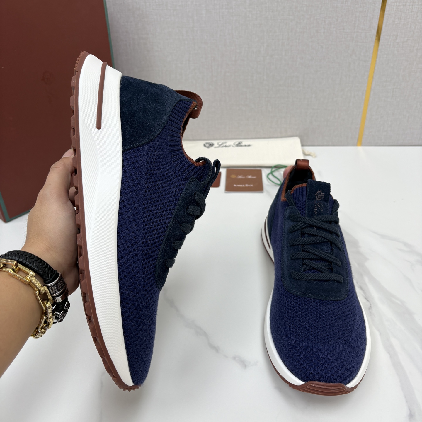 💋💍 LP新品 Loro Pian* 诺悠*翩雅 360 Lp Flexy Active 飞织运动鞋, 官方 7, 💋💍 LP新品 Loro Pian* 诺悠*翩雅 360 Lp Flexy Active 飞织运动鞋, 官方 7,