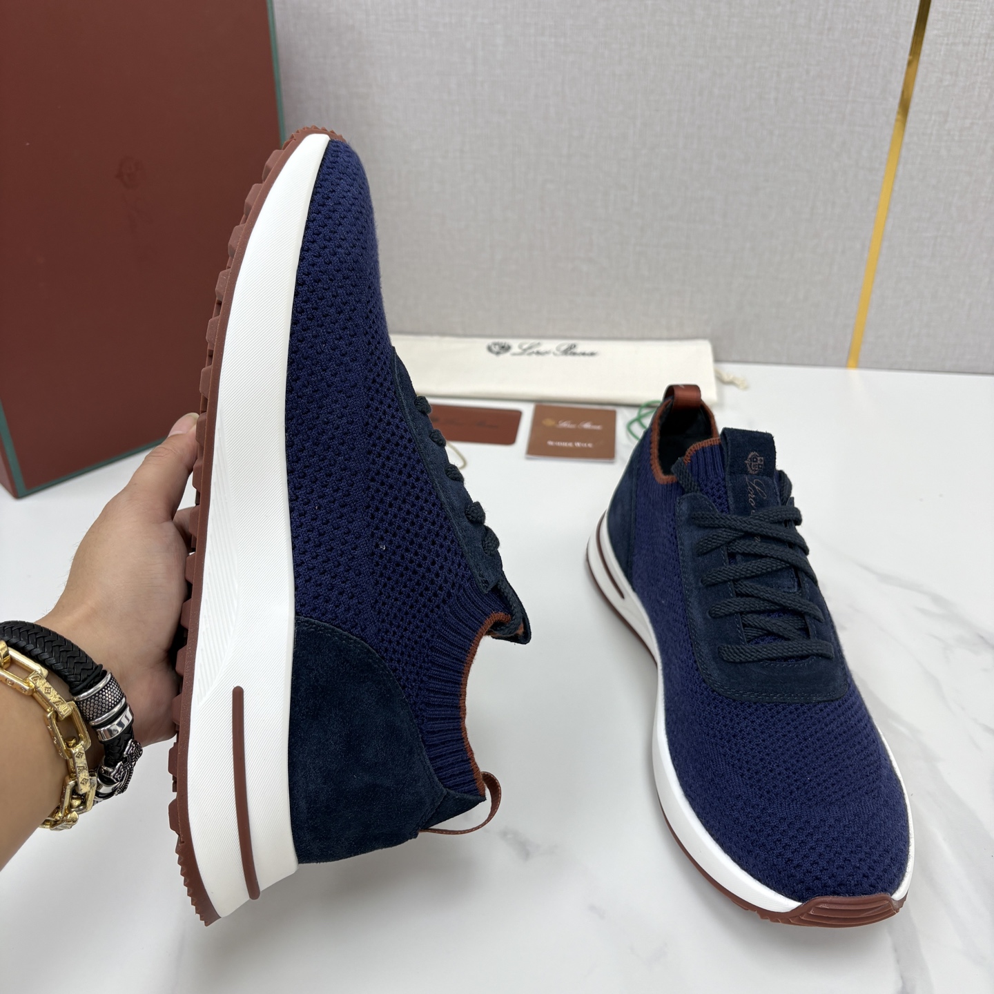 💋💍 LP新品 Loro Pian* 诺悠*翩雅 360 Lp Flexy Active 飞织运动鞋, 官方 7, 💋💍 LP新品 Loro Pian* 诺悠*翩雅 360 Lp Flexy Active 飞织运动鞋, 官方 7,