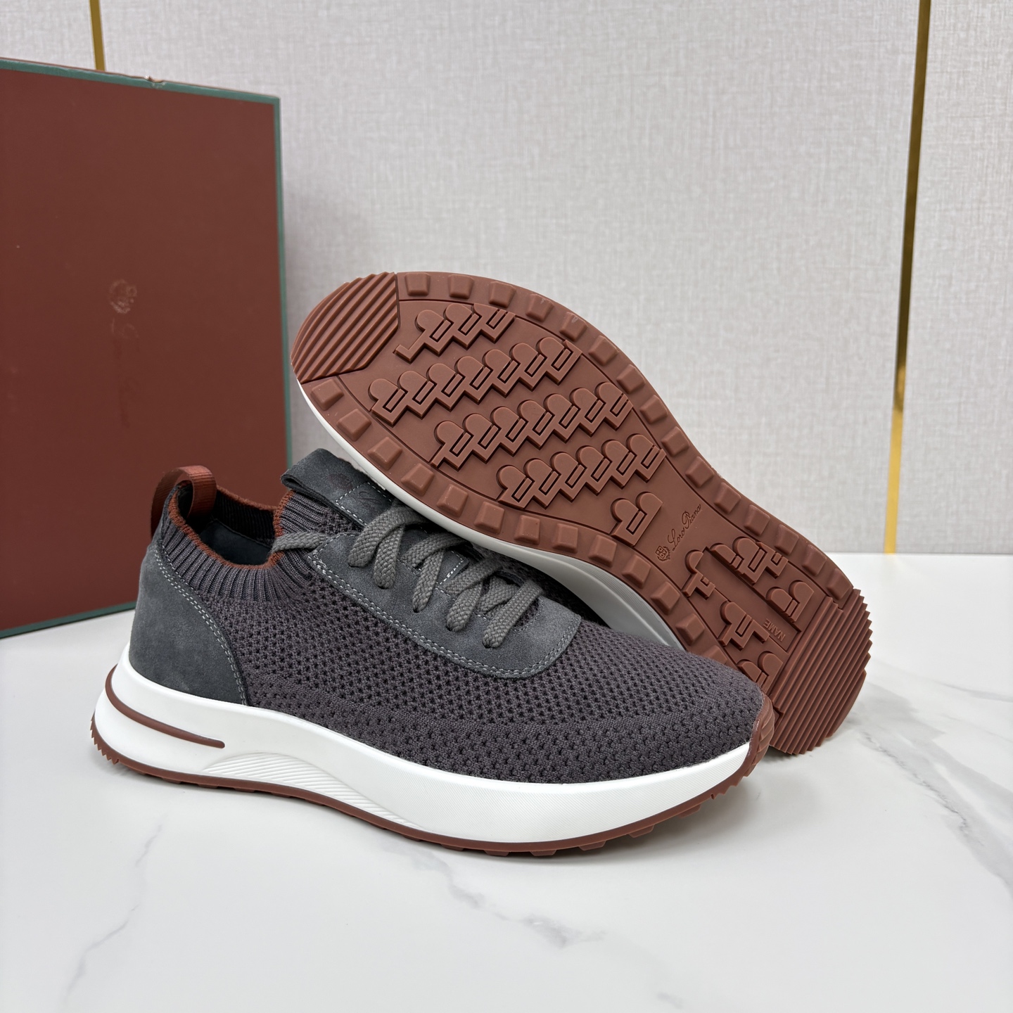 💋💍 LP新品 Loro Pian* 诺悠*翩雅 360 Lp Flexy Active 飞织运动鞋, 官方 7, 💋💍 LP新品 Loro Pian* 诺悠*翩雅 360 Lp Flexy Active 飞织运动鞋, 官方 7,
