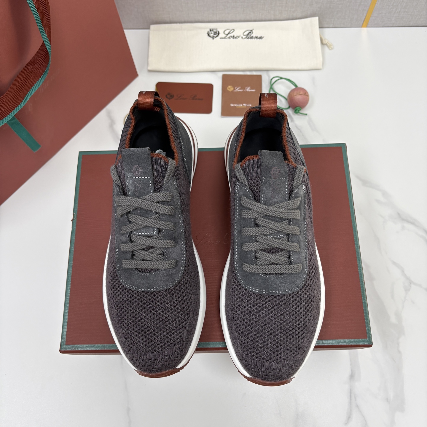 💋💍 LP新品 Loro Pian*  诺悠*翩雅   360 Lp Flexy Active 飞织运动鞋， 官方 7,