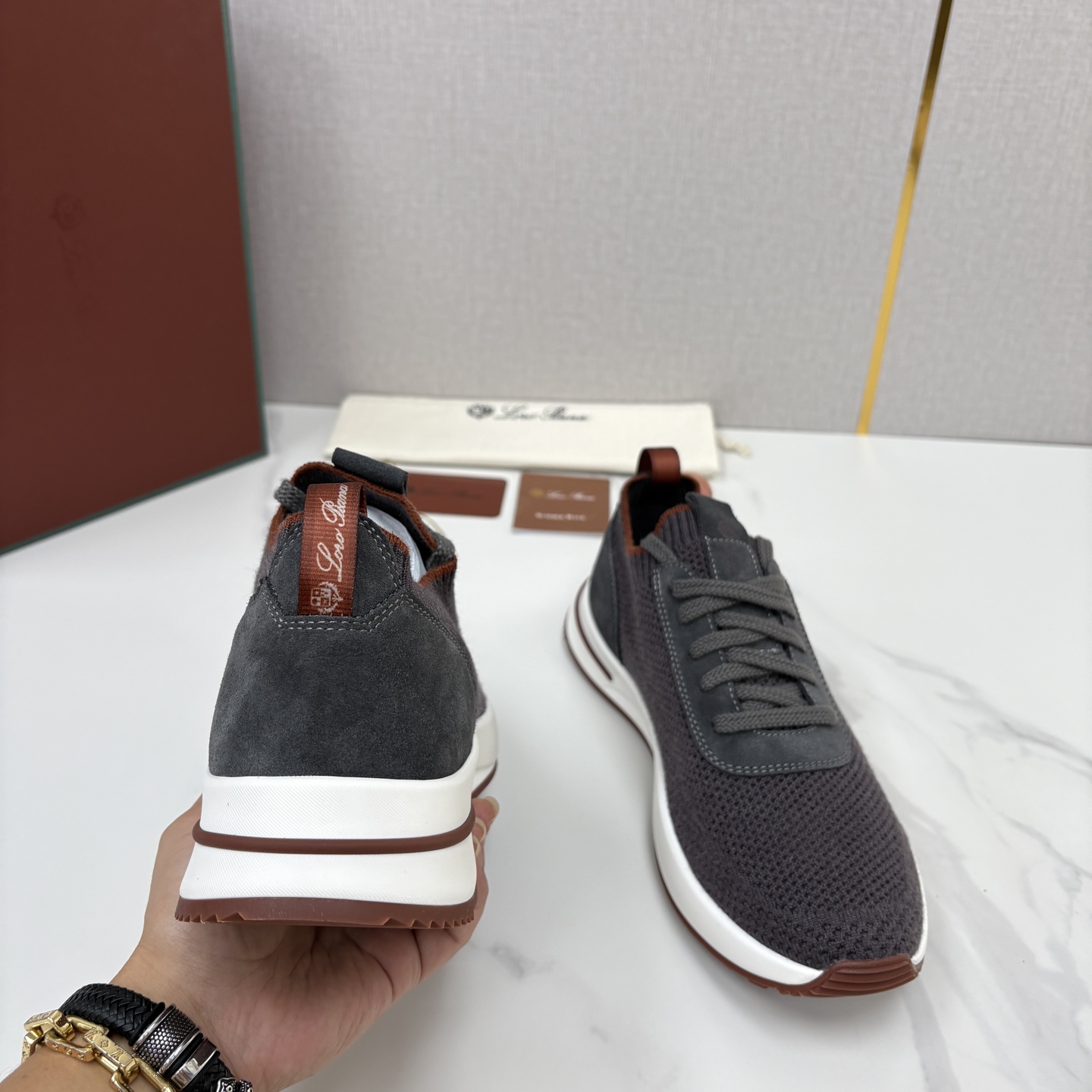 💋💍 LP新品 Loro Pian* 诺悠*翩雅 360 Lp Flexy Active 飞织运动鞋, 官方 7, 💋💍 LP新品 Loro Pian* 诺悠*翩雅 360 Lp Flexy Active 飞织运动鞋, 官方 7,