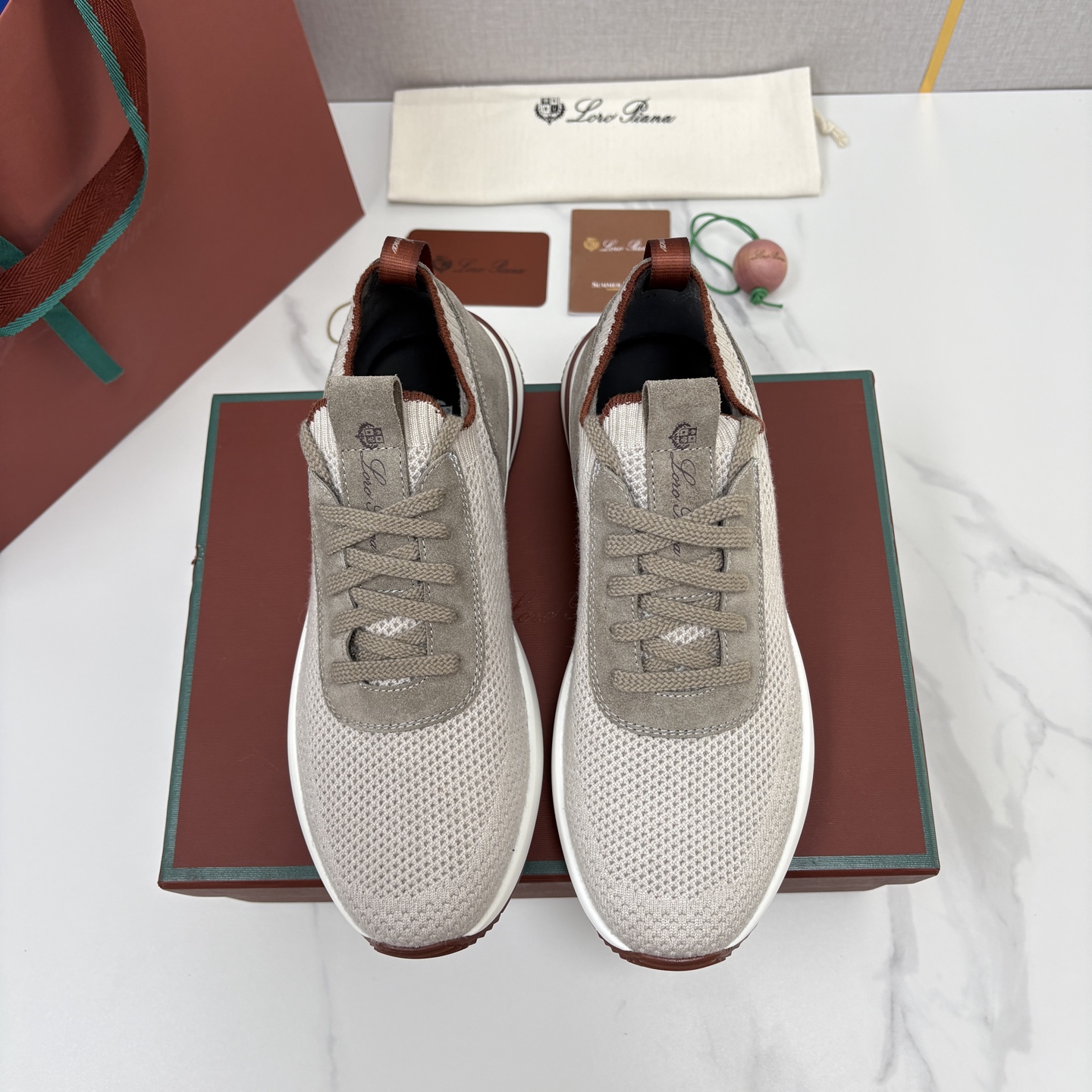 💋💍 LP新品 Loro Pian*  诺悠*翩雅   360 Lp Flexy Active 飞织运动鞋， 官方 7,