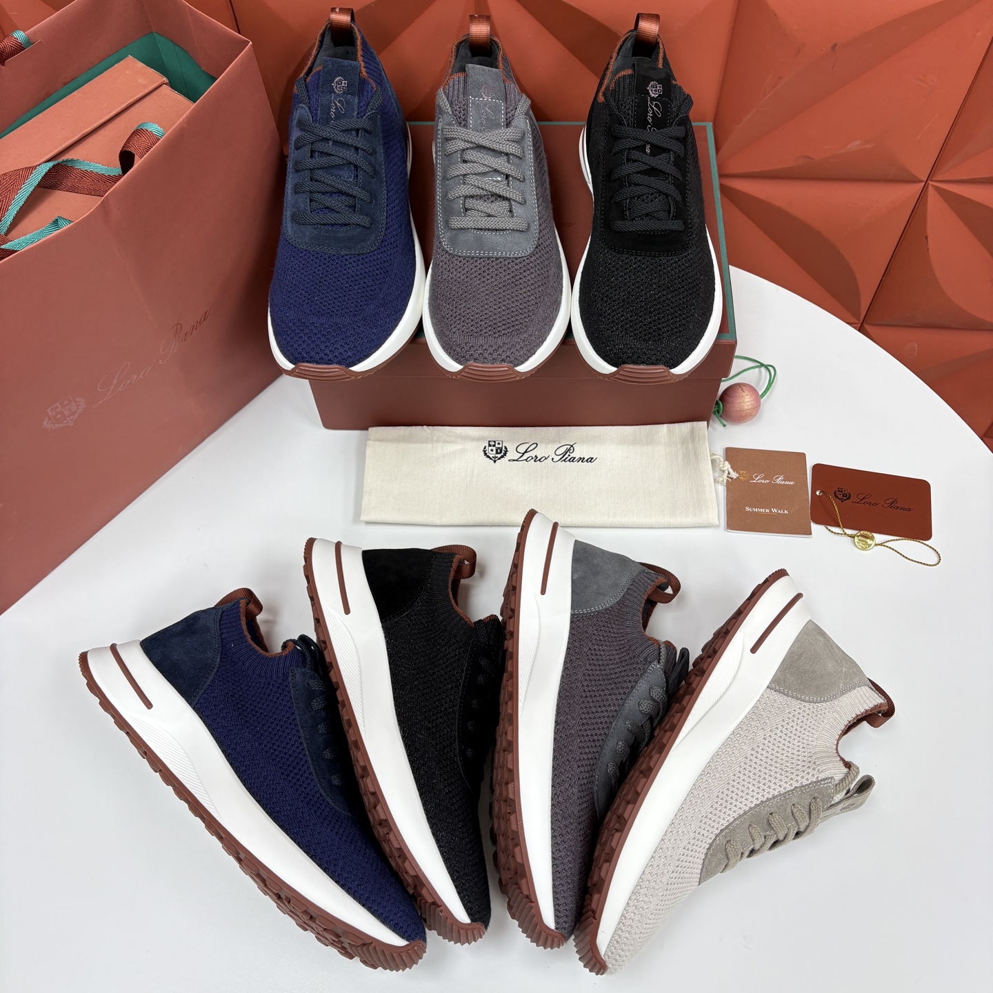 💋💍 LP新品 Loro Pian* 诺悠*翩雅 360 Lp Flexy Active 飞织运动鞋, 官方 7, 💋💍 LP新品 Loro Pian* 诺悠*翩雅 360 Lp Flexy Active 飞织运动鞋, 官方 7,