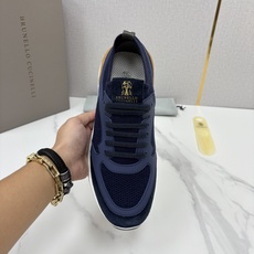 💋💍BC新品 Brunello Cucinell* 混色针织拼接绒面低帮运动鞋 官方 9,600 采用高弹透气 💋💍BC新品 Brunello Cucinell* 混色针织拼接绒面低帮运动鞋 官方 9,600 采用高弹透气