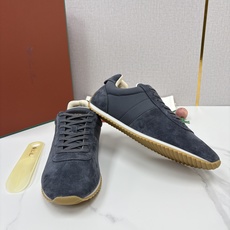 💋💍LP 家新品 Loro Pian* 诺悠*翩雅 Fast Walk 男士绒面牛皮拼接休闲运动鞋 官方 💋💍LP 家新品 Loro Pian* 诺悠*翩雅 Fast Walk 男士绒面牛皮拼接休闲运动鞋 官方