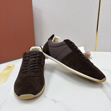 💋💍LP 家新品 Loro Pian* 诺悠*翩雅 Fast Walk 男士绒面牛皮拼接休闲运动鞋 官方 💋💍LP 家新品 Loro Pian* 诺悠*翩雅 Fast Walk 男士绒面牛皮拼接休闲运动鞋 官方