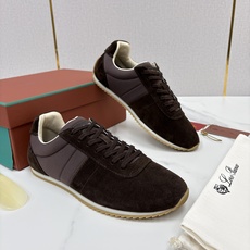 💋💍LP 家新品 Loro Pian* 诺悠*翩雅 Fast Walk 男士绒面牛皮拼接休闲运动鞋 官方 💋💍LP 家新品 Loro Pian* 诺悠*翩雅 Fast Walk 男士绒面牛皮拼接休闲运动鞋 官方