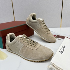 💋💍LP 家新品 Loro Pian* 诺悠*翩雅 Fast Walk 男士绒面牛皮拼接休闲运动鞋 官方 💋💍LP 家新品 Loro Pian* 诺悠*翩雅 Fast Walk 男士绒面牛皮拼接休闲运动鞋 官方
