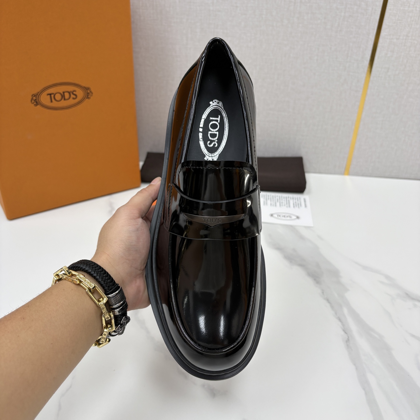 💋💍 TOD*S 托德-斯 新品皮革厚底乐福鞋 官方 6.300 本款乐福鞋以雅致的开边珠亮皮革/进口Nap 💋💍 TOD*S 托德-斯 新品皮革厚底乐福鞋 官方 6.300 本款乐福鞋以雅致的开边珠亮皮革/进口Nap