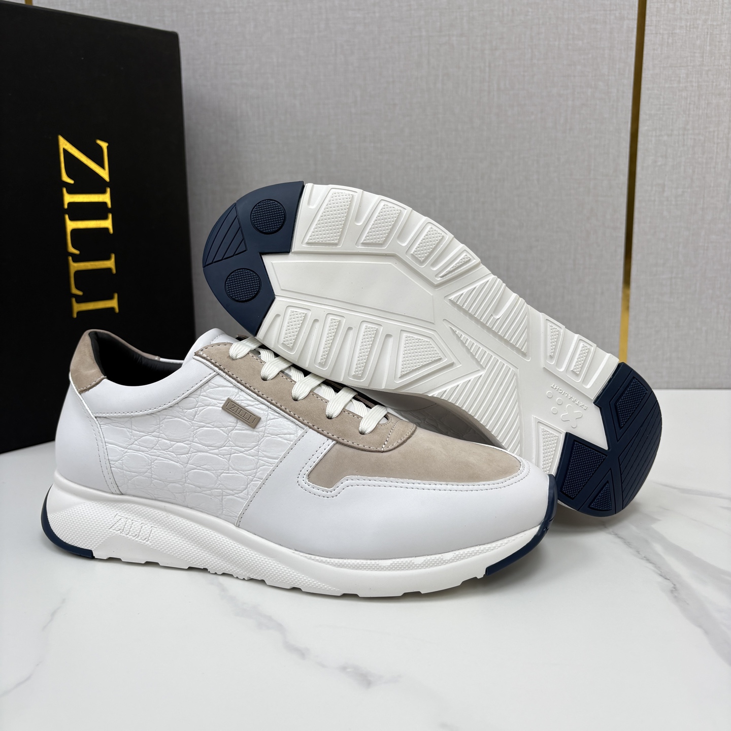 💋💍ZL家新品 Zill* 兹-利 是1970创立的法国奢侈男装品牌 缝线装饰男士休闲运动鞋 当法式奢华邂逅意式 💋💍ZL家新品 Zill* 兹-利 是1970创立的法国奢侈男装品牌 缝线装饰男士休闲运动鞋 当法式奢华邂逅意式