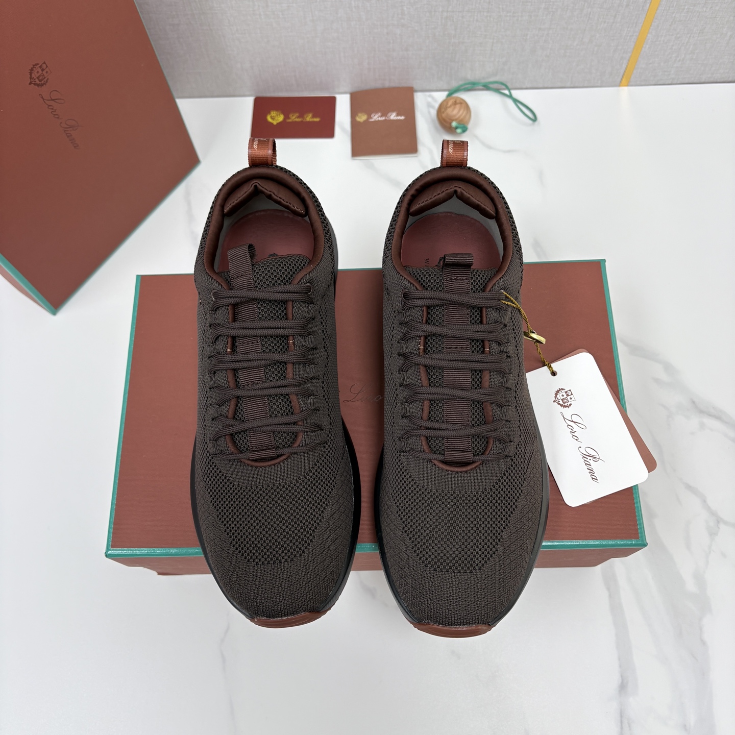 💋💍LP 家新品   Loro Pian*   诺悠*翩雅   Week End Walk 男士网面牛皮拼接休闲运动鞋 