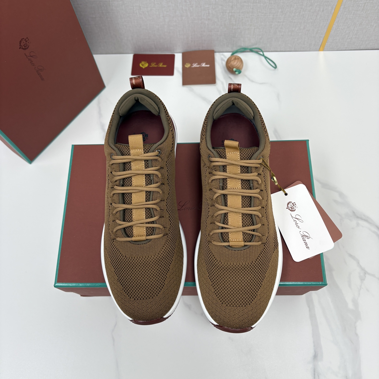 💋💍LP 家新品   Loro Pian*   诺悠*翩雅   Week End Walk 男士网面牛皮拼接休闲运动鞋 