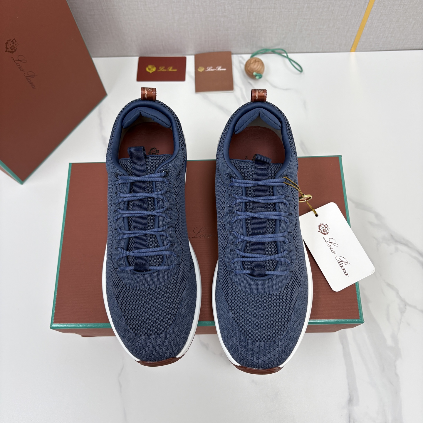 💋💍LP 家新品   Loro Pian*   诺悠*翩雅   Week End Walk 男士网面牛皮拼接休闲运动鞋 