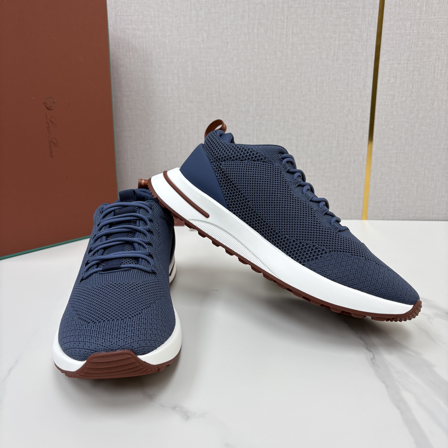 💋💍LP 家新品 Loro Pian* 诺悠*翩雅 Week End Walk 男士网面牛皮拼接休闲运动鞋 💋💍LP 家新品 Loro Pian* 诺悠*翩雅 Week End Walk 男士网面牛皮拼接休闲运动鞋