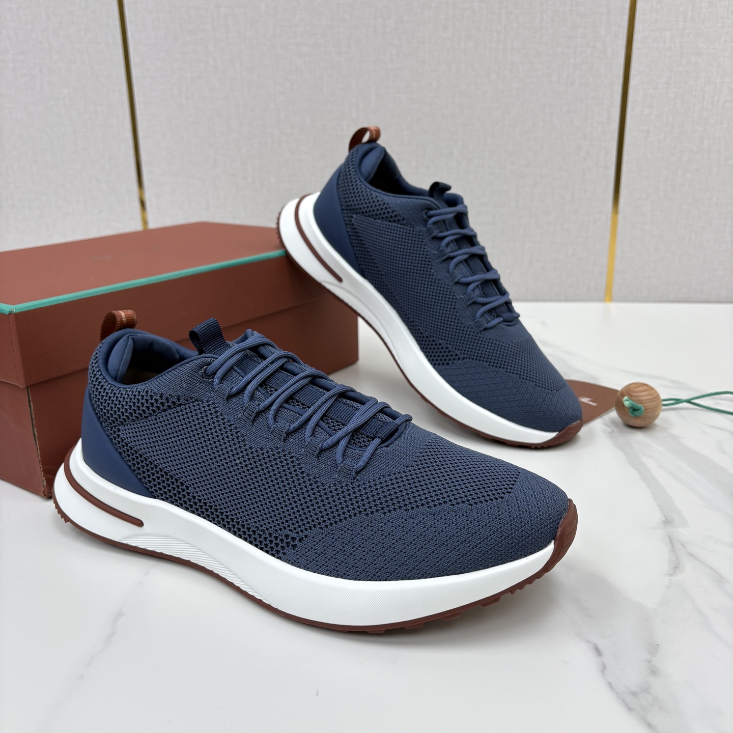 💋💍LP 家新品 Loro Pian* 诺悠*翩雅 Week End Walk 男士网面牛皮拼接休闲运动鞋 💋💍LP 家新品 Loro Pian* 诺悠*翩雅 Week End Walk 男士网面牛皮拼接休闲运动鞋
