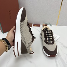 💋💍LP 家新品 Loro Pian* 诺悠*翩雅 Week End Walk 男士网面牛皮拼接休闲运动鞋 💋💍LP 家新品 Loro Pian* 诺悠*翩雅 Week End Walk 男士网面牛皮拼接休闲运动鞋