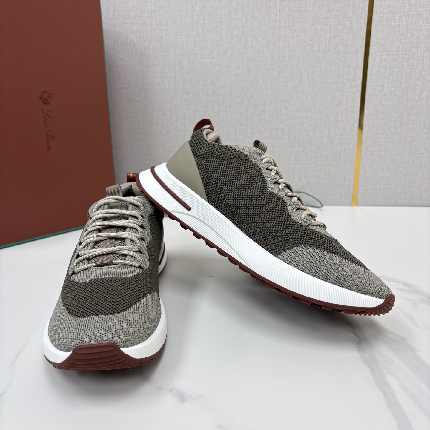 💋💍LP 家新品 Loro Pian* 诺悠*翩雅 Week End Walk 男士网面牛皮拼接休闲运动鞋 💋💍LP 家新品 Loro Pian* 诺悠*翩雅 Week End Walk 男士网面牛皮拼接休闲运动鞋