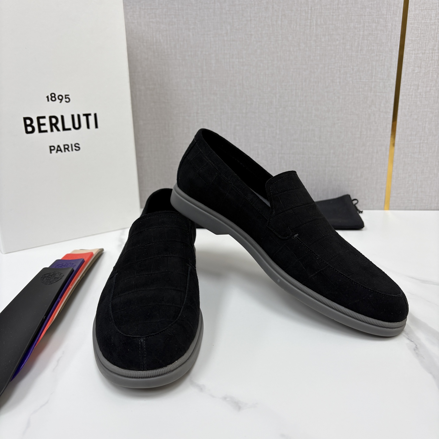 💋💍Berlut* 布鲁提 新款手工擦色拼反毛皮乐福鞋上新 🆕进口反毛山羊皮压鳄鱼纹,优雅与舒适的完美融合 💋💍Berlut* 布鲁提 新款手工擦色拼反毛皮乐福鞋上新 🆕进口反毛山羊皮压鳄鱼纹,优雅与舒适的完美融合