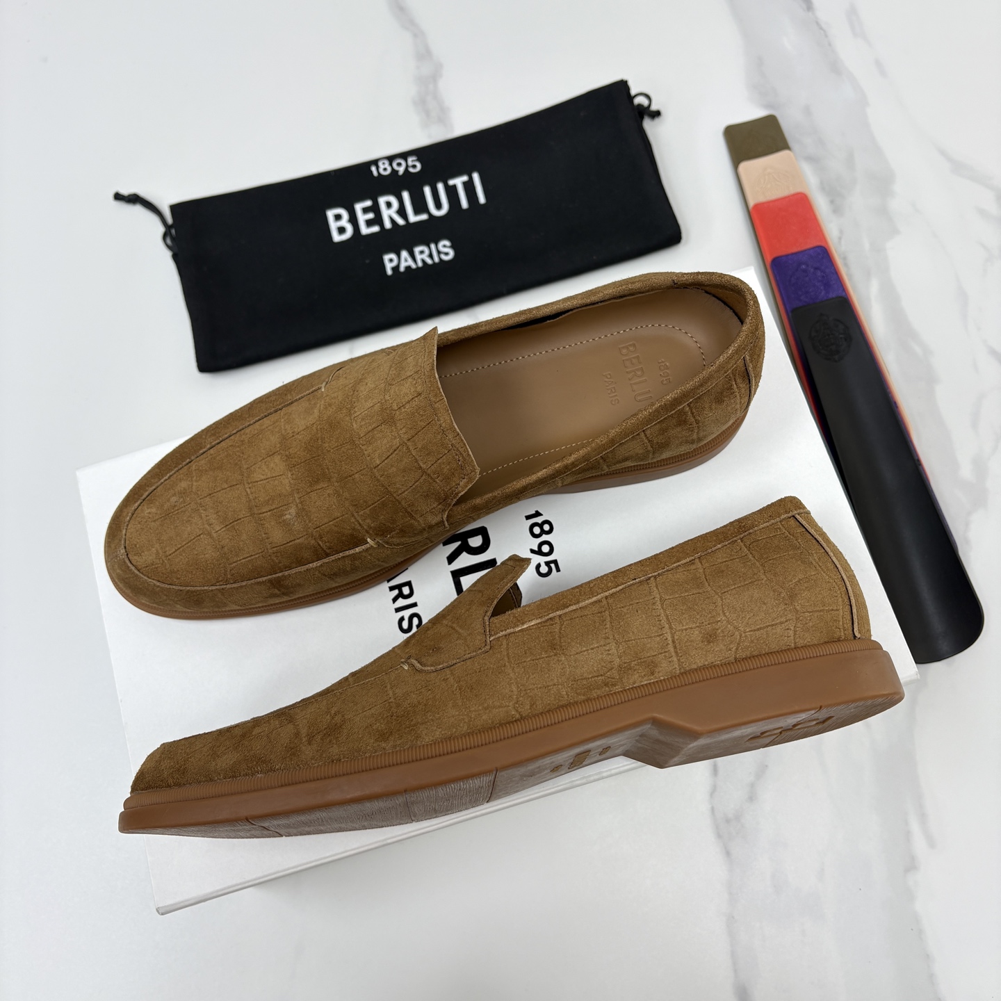 💋💍Berlut* 布鲁提 新款手工擦色拼反毛皮乐福鞋上新 🆕进口反毛山羊皮压鳄鱼纹,优雅与舒适的完美融合 💋💍Berlut* 布鲁提 新款手工擦色拼反毛皮乐福鞋上新 🆕进口反毛山羊皮压鳄鱼纹,优雅与舒适的完美融合