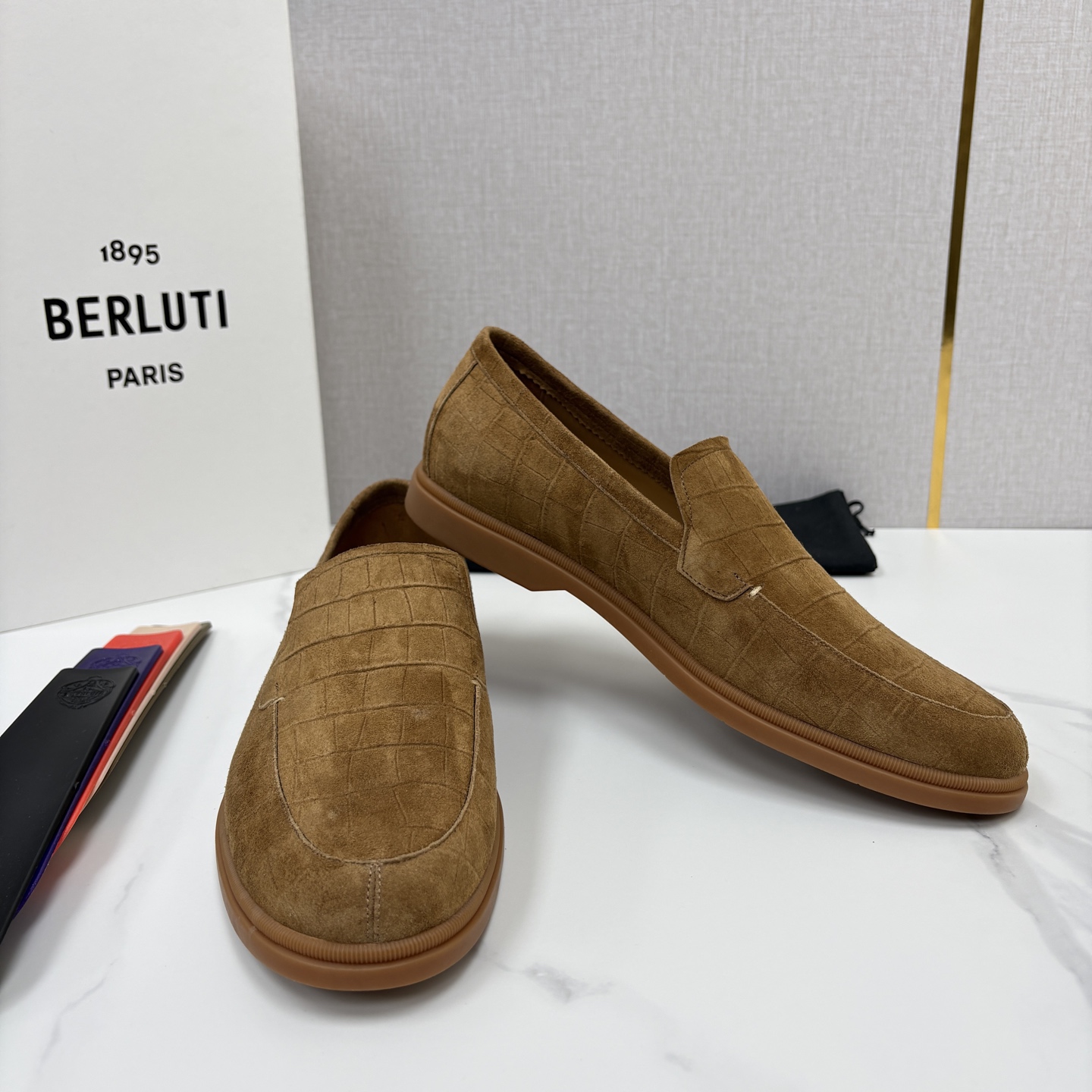 💋💍Berlut* 布鲁提 新款手工擦色拼反毛皮乐福鞋上新 🆕进口反毛山羊皮压鳄鱼纹,优雅与舒适的完美融合 💋💍Berlut* 布鲁提 新款手工擦色拼反毛皮乐福鞋上新 🆕进口反毛山羊皮压鳄鱼纹,优雅与舒适的完美融合