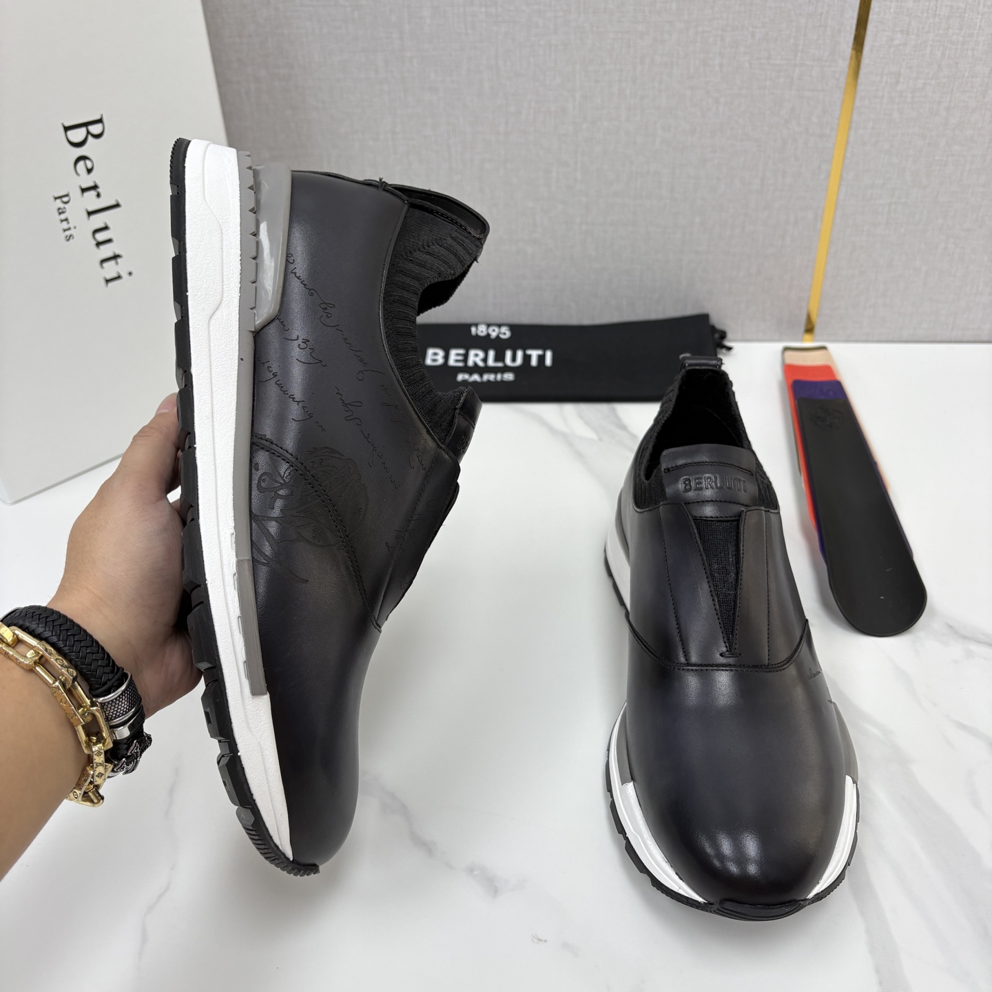 💋💍Berlut* 布鲁提 升级版可做第三代私模大底 Fast Track皮革运动鞋 官方 16700 最新款男士休 💋💍Berlut* 布鲁提 升级版可做第三代私模大底 Fast Track皮革运动鞋 官方 16700 最新款男士休