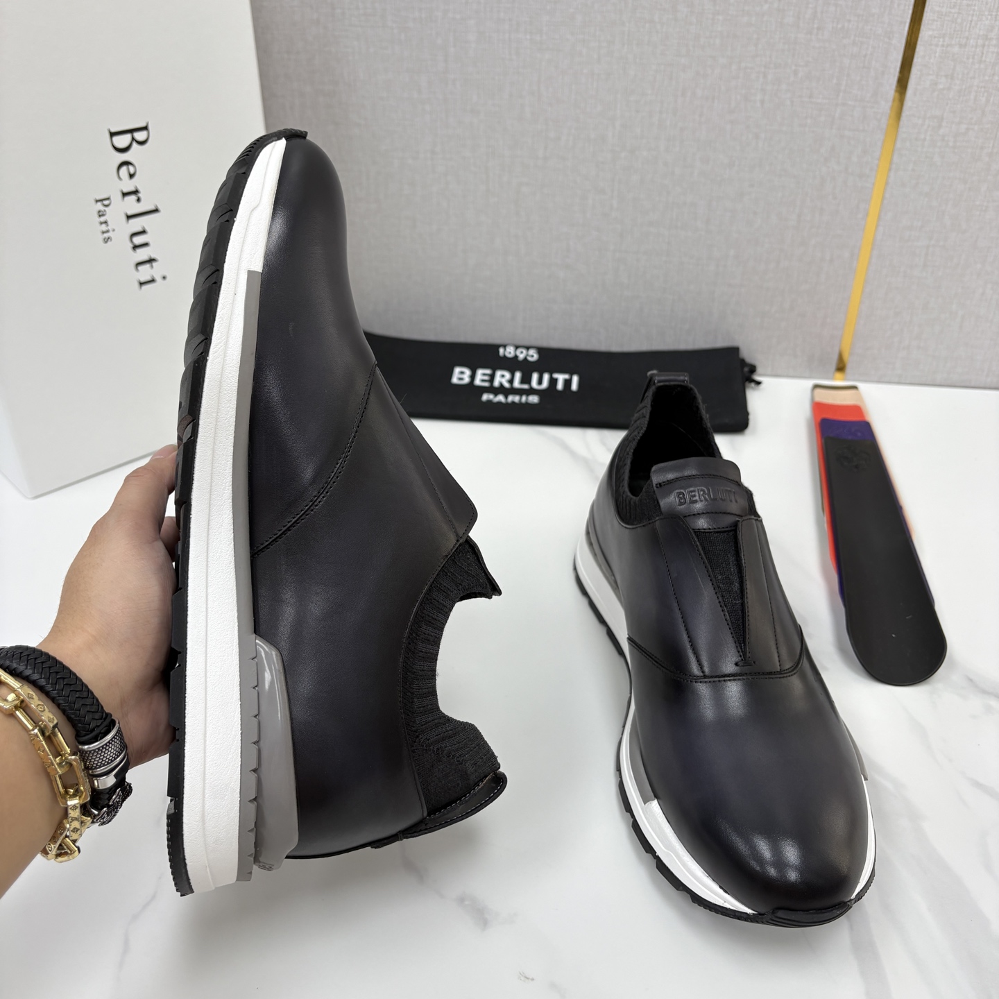 💋💍Berlut* 布鲁提 升级版可做第三代私模大底 Fast Track皮革运动鞋 官方 16700 最新款男士休 💋💍Berlut* 布鲁提 升级版可做第三代私模大底 Fast Track皮革运动鞋 官方 16700 最新款男士休