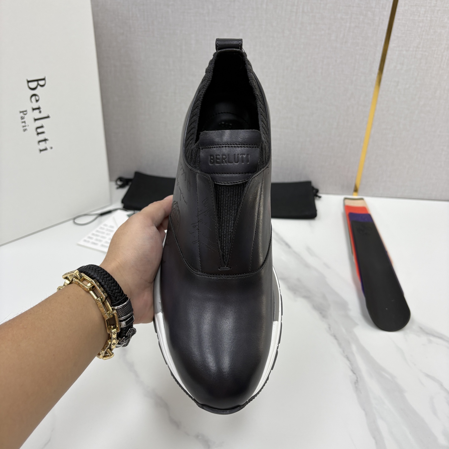 💋💍Berlut* 布鲁提 升级版可做第三代私模大底 Fast Track皮革运动鞋 官方 16700 最新款男士休 💋💍Berlut* 布鲁提 升级版可做第三代私模大底 Fast Track皮革运动鞋 官方 16700 最新款男士休
