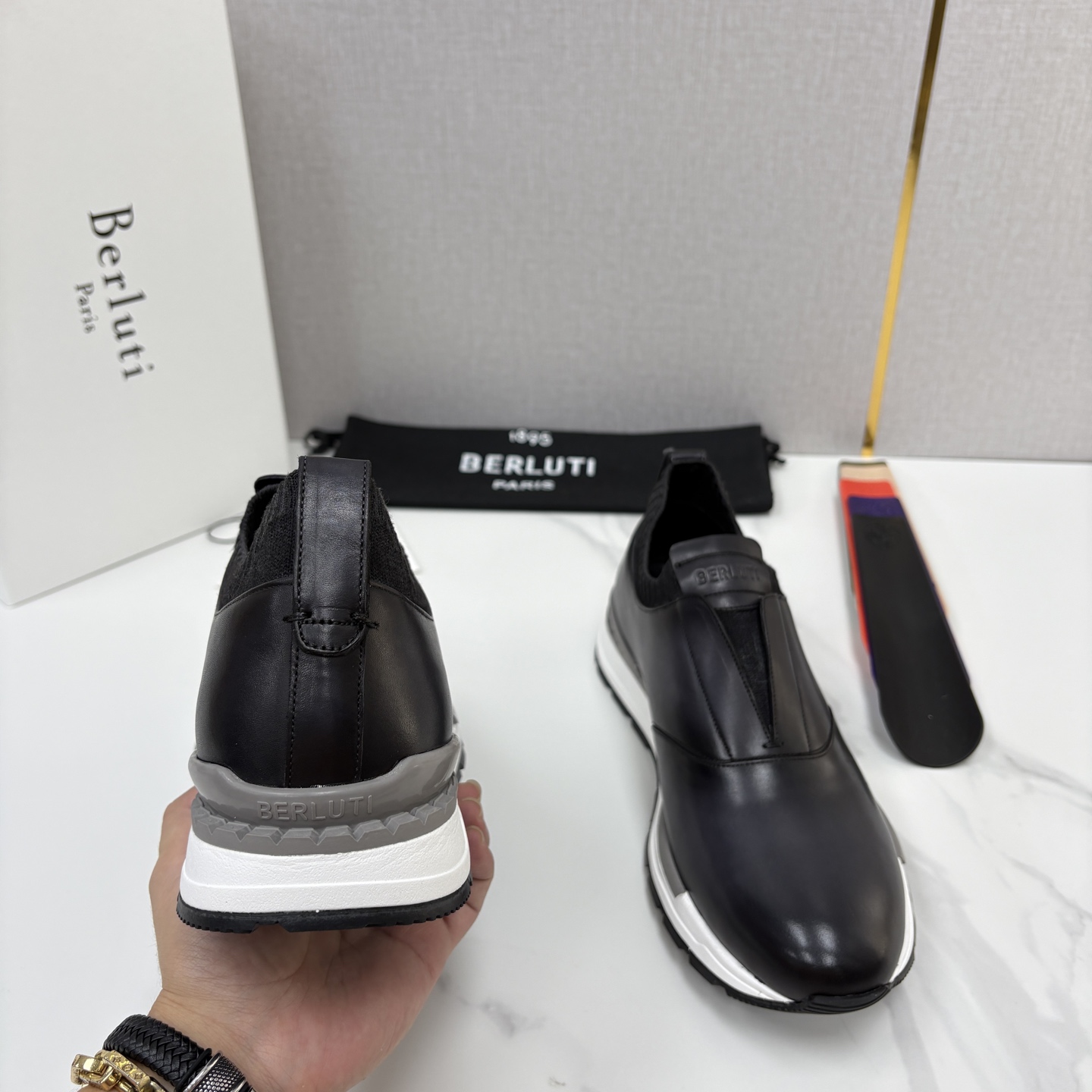 💋💍Berlut* 布鲁提 升级版可做第三代私模大底 Fast Track皮革运动鞋 官方 16700 最新款男士休 💋💍Berlut* 布鲁提 升级版可做第三代私模大底 Fast Track皮革运动鞋 官方 16700 最新款男士休